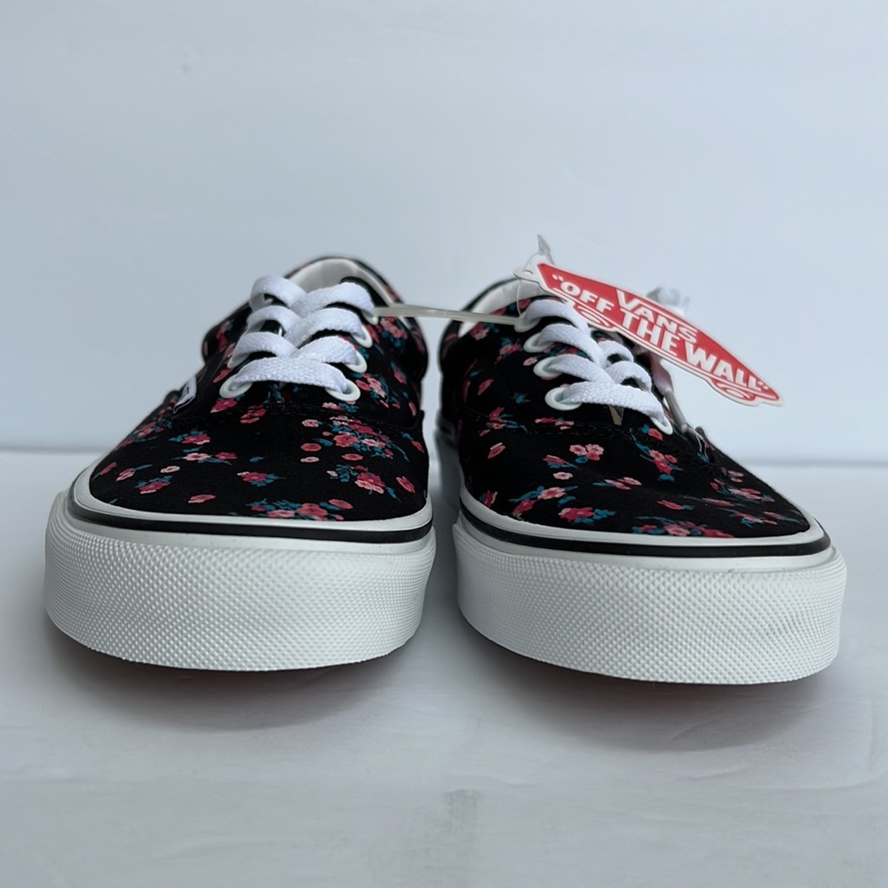 Vans era ditsy floral black pink sneaker shoes - Picture 8 of 8